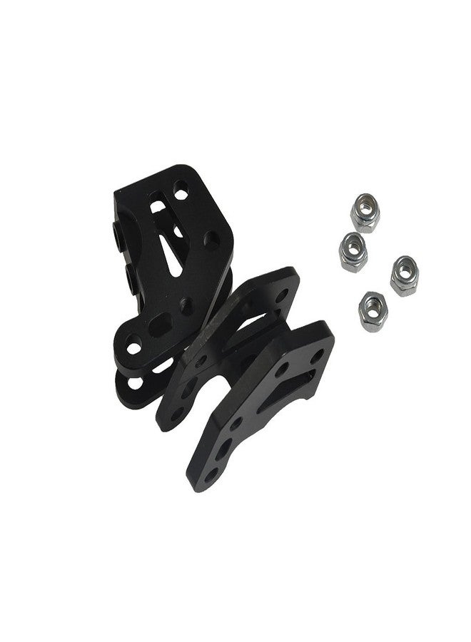 Que-T Alloy Dual Lower Shock Link Mount for 1/10 RC Crawler Axial Wraith 90018 RR10 - Image 5